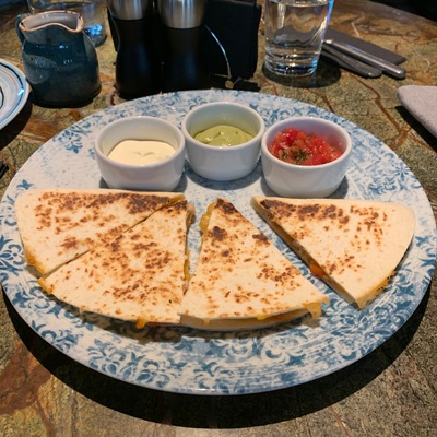 Кесадилья с курицей