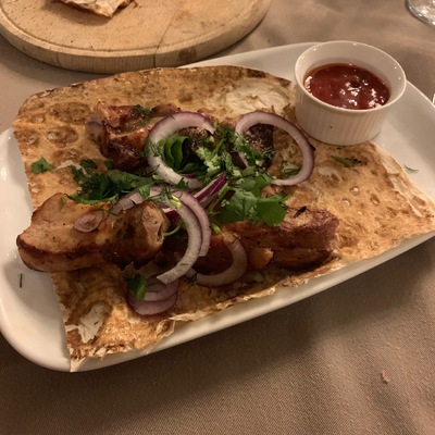 Шашлык из свиной мякоти