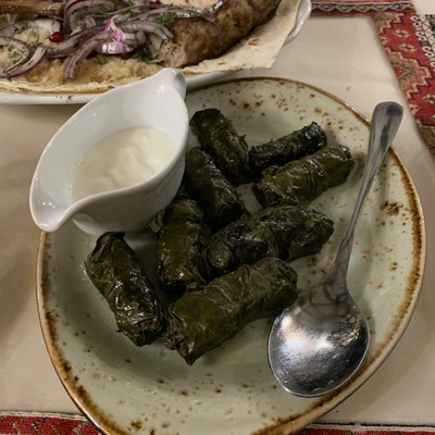 Толма из виноградных листьев