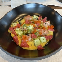 Севиче из лосося с манго